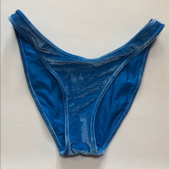 velvet high waisted bikini